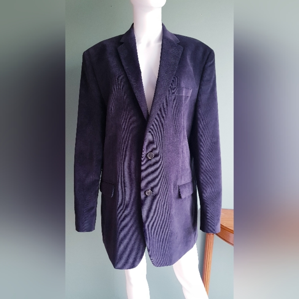 Chaps Dark Blue/Gray Suit Jacket 💎